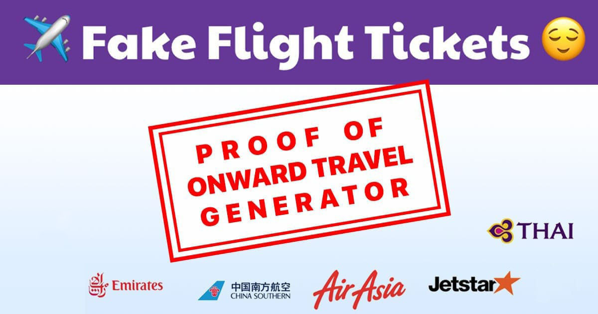 fake flight ticket creator